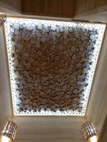 Продажа панно для бани и сауны 1000х1000 "можжевельник" 3d, шлиф., кв.м. в Азнакаево  в интернет-магазине Vseizdereva