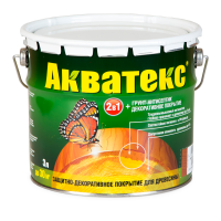 Продажа пропитка защитно-декор. "акватекс" белый 3 л (-10°c) в Азнакаево  в интернет-магазине Vseizdereva