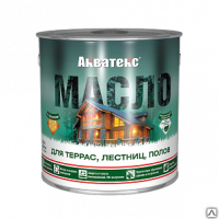 Продажа масло для террас, лестниц, полов "акватекс" 0,75л (-40°c) в Азнакаево  в интернет-магазине Vseizdereva
