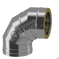 Продажа отвод сэндвич (нерж.430) d120/180х0,8/0,5х87° (теплов и сухов) в Азнакаево  в интернет-магазине Vseizdereva