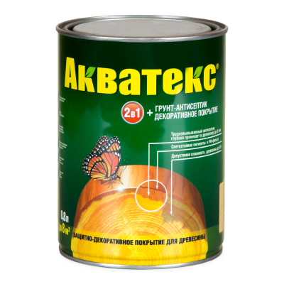 Продаем пропитка защитно-декор. "акватекс" белый 0,8л (-10°c) в Азнакаево по доступным ценам.