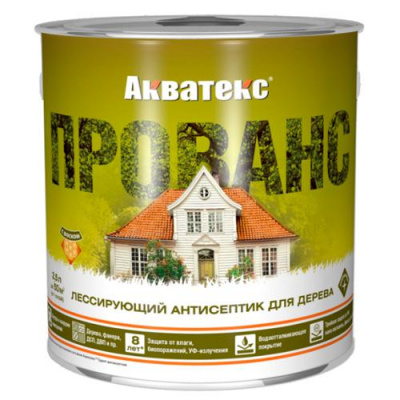 Продаем пропитка защитно-декор. "акватекс-прованс" орех 2,5л (-40°c) в Азнакаево по доступным ценам.