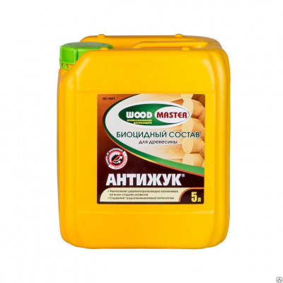 Продаем пропитка защитная от насекомых "woodmaster" антижук 5л (+0°c) в Азнакаево по доступным ценам.