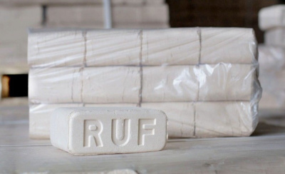 Продаем брикет топливный (береза пыль) "ruf" 10кг  //96 в Азнакаево по доступным ценам.