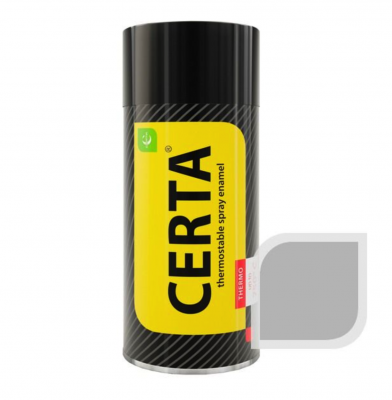 Продаем эмаль термостойкая "certa" (аэрозольный баллон) серебристая 520мл (-30°c) в Азнакаево по доступным ценам.